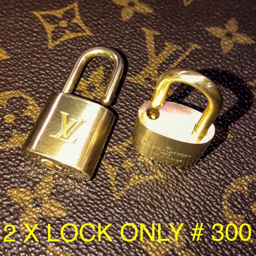 Louis Vuitton Lock # 300 Brass Padlock “NO KEY” - Picture 1 of 5